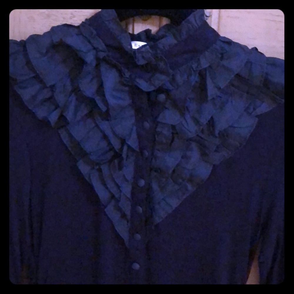 Ruffles decorations dress